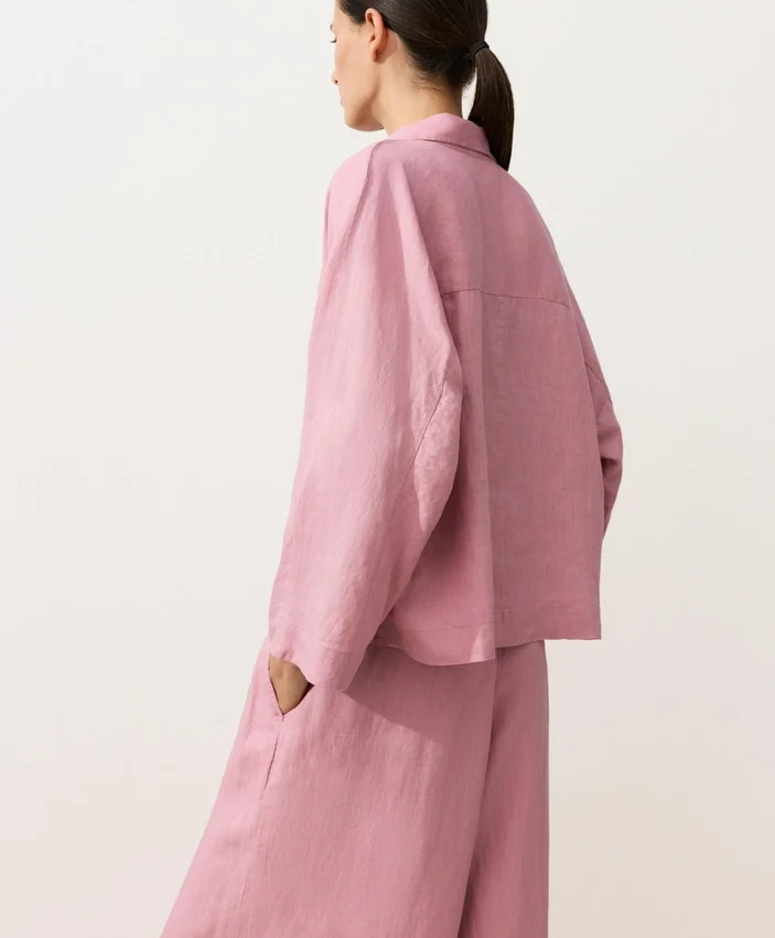 Cămășă polo oversize cu mâneci lungi, 100% in Cămășă polo oversize cu mâneci lungi, 100% in