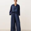 Cămășă polo oversize cu mâneci lungi, 100% in