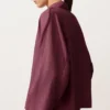 Cămășă polo oversize cu mâneci lungi, 100% in