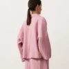 Cămășă polo oversize cu mâneci lungi, 100% in Cămășă polo oversize cu mâneci lungi, 100% in