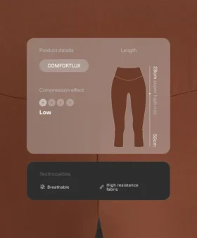 Colanți capri Comfortlux cu talie foarte înaltă de 50 cm Colanți capri Comfortlux cu talie foarte înaltă de 50 cm