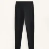 Colanți călduroși, cu talie înaltă, lungi până la gleznă, cu buzunare, 70 cm