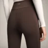 Colanți călduroși, cu talie înaltă, lungi până la gleznă, cu buzunare, 70 cm