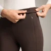 Colanți călduroși, cu talie înaltă, lungi până la gleznă, cu buzunare, 70 cm