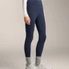 Colanți călduroși, cu talie înaltă, lungi până la gleznă, cu buzunare, 70 cm