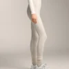 Colanți călduroși, cu talie înaltă, lungi până la gleznă, cu buzunare, 70 cm