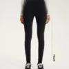 Colanți călduroși, cu talie înaltă, lungi până la gleznă, cu buzunare, 70 cm
