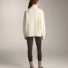 Colanți călduroși, cu talie înaltă, lungi până la gleznă, cu buzunare, 70 cm