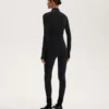 Colanți călduroși, cu talie înaltă, lungi până la gleznă, cu buzunare, 70 cm