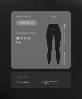 Colanți Comfortlux cu talie foarte înaltă, lungi până la gleznă Colanți Comfortlux cu talie foarte înaltă, lungi până la gleznă