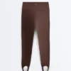 Colanți Comfortlux cu talie foarte înaltă, lungi până la gleznă, model Fuseau