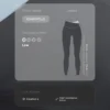 Colanți Comfortlux cu talie în V și contrast, lungi până la gleznă