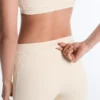 Colanți Comfortlux cu talie înaltă, cu nervuri, lungime până la gleznă, 65 cm