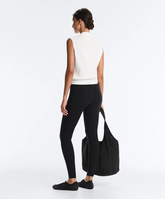 Colanți Comfortlux cu talie înaltă de 65 cm, lungi până la gleznă, cu curea Colanți Comfortlux cu talie înaltă de 65 cm, lungi până la gleznă, cu curea