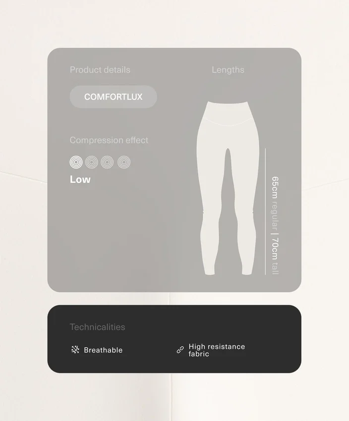 Colanți Comfortlux cu talie înaltă și lungime până la gleznă Colanți Comfortlux cu talie înaltă și lungime până la gleznă