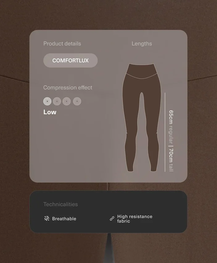 Colanți Comfortlux cu talie înaltă și lungime până la gleznă Colanți Comfortlux cu talie înaltă și lungime până la gleznă