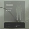 Colanți Comfortlux cu talie înaltă și nervuri, lungi până la gleznă