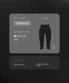 Colanți Comfortlux cu talie înaltă, lungime până la genunchi, 40 cm Colanți Comfortlux cu talie înaltă, lungime până la genunchi, 40 cm