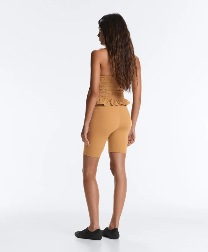 Colanți Comfortlux de tip biker cu talie înaltă de 20 cm Colanți Comfortlux de tip biker cu talie înaltă de 20 cm