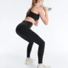 Colanți cu talie înaltă, Compressive, care modelează abdomenul, cu lungime până la gleznă Colanți cu talie înaltă, Compressive, care modelează abdomenul, cu lungime până la gleznă