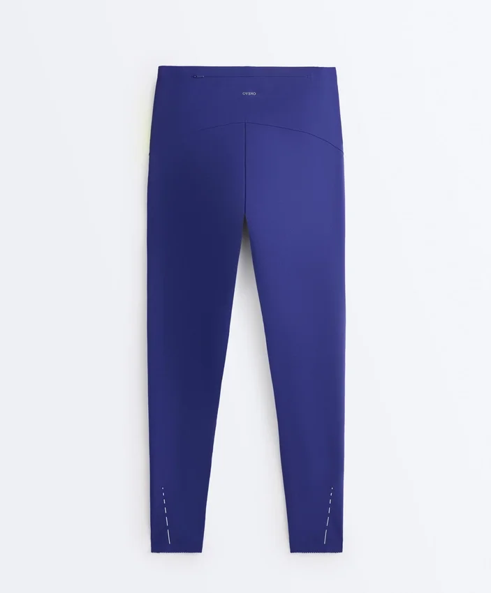 Colanți cu talie înaltă, Compressive, reflectorizanți, lungi până la gleznă Colanți cu talie înaltă, Compressive, reflectorizanți, lungi până la gleznă