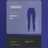Colanți cu talie înaltă, Compressive, reflectorizanți, lungi până la gleznă Colanți cu talie înaltă, Compressive, reflectorizanți, lungi până la gleznă