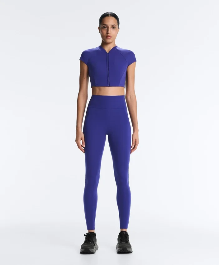 Colanți cu talie înaltă, Compressive, reflectorizanți, lungi până la gleznă Colanți cu talie înaltă, Compressive, reflectorizanți, lungi până la gleznă