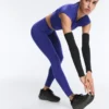 Colanți cu talie înaltă, Compressive, reflectorizanți, lungi până la gleznă Colanți cu talie înaltă, Compressive, reflectorizanți, lungi până la gleznă