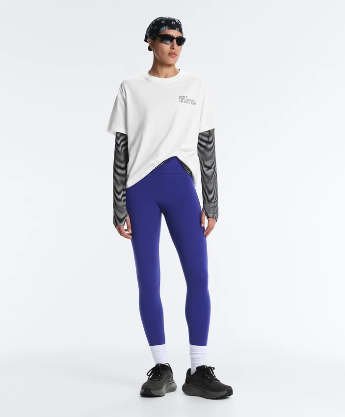 Colanți cu talie înaltă, Compressive, reflectorizanți, lungi până la gleznă Colanți cu talie înaltă, Compressive, reflectorizanți, lungi până la gleznă