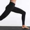 Colanți cu talie înaltă, lungi până la gleznă, cu tăietură în V, Light Touch, 65 cm