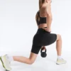 Colanți de ciclism cu talie înaltă și buzunar Compressive, 20 cm Colanți de ciclism cu talie înaltă și buzunar Compressive, 20 cm
