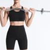 Colanți de ciclism cu talie înaltă și buzunar Compressive, 20 cm Colanți de ciclism cu talie înaltă și buzunar Compressive, 20 cm