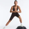 Colanți de ciclism cu talie înaltă și Core Control al zonei abdominale de 25 cm