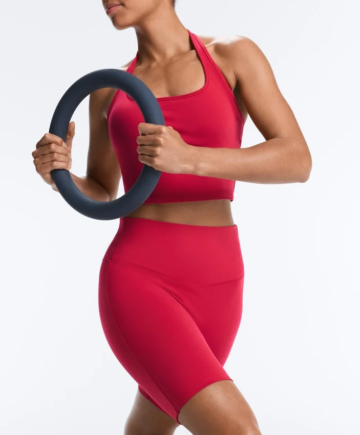 Colanți de ciclism Evermove cu talie înaltă de 20 cm Colanți de ciclism Evermove cu talie înaltă de 20 cm