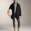 Colanți fără cusături, cu talie foarte înaltă, extra-călduroși, cu nervuri, lungi până la gleznă, 70 cm