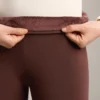 Colanți fără cusături, super-extra-calzi, cu talie înaltă de 70 cm și lungime până la gleznă
