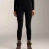 Colanți fără cusături, super-extra-calzi, cu talie înaltă, lungi până la gleznă, de 70 cm