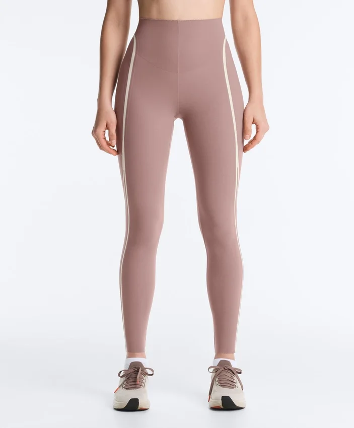 Colanți lungi până la gleznă, cu talie înaltă, Compressive Core Control, cu detalii contrastante Colanți lungi până la gleznă, cu talie înaltă, Compressive Core Control, cu detalii contrastante