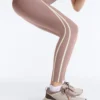 Colanți lungi până la gleznă, cu talie înaltă, Compressive Core Control, cu detalii contrastante Colanți lungi până la gleznă, cu talie înaltă, Compressive Core Control, cu detalii contrastante