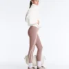 Colanți lungi până la gleznă, cu talie înaltă, Compressive Core Control, cu detalii contrastante Colanți lungi până la gleznă, cu talie înaltă, Compressive Core Control, cu detalii contrastante