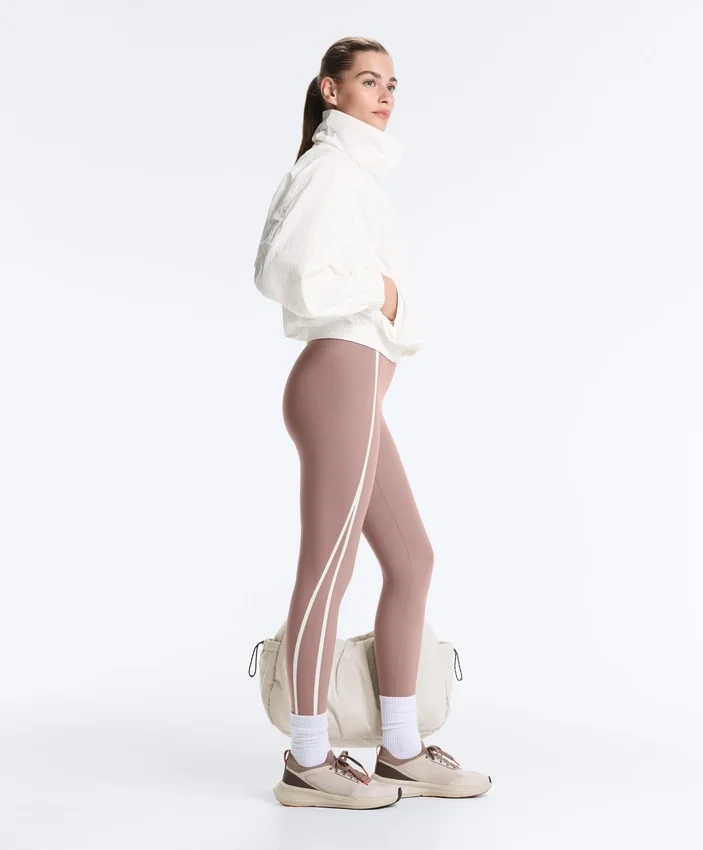 Colanți lungi până la gleznă, cu talie înaltă, Compressive Core Control, cu detalii contrastante Colanți lungi până la gleznă, cu talie înaltă, Compressive Core Control, cu detalii contrastante
