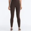 Colanți lungi până la gleznă, cu talie înaltă, Compressive Core Control, cu detalii în formă de val Colanți lungi până la gleznă, cu talie înaltă, Compressive Core Control, cu detalii în formă de val