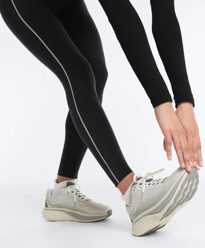 Colanți lungi până la gleznă, cu talie înaltă, reflectorizanți, cu compresie și Core Control Colanți lungi până la gleznă, cu talie înaltă, reflectorizanți, cu compresie și Core Control