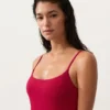 Costume de baie cu guler rotund din piqué