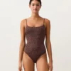 Costume de baie cu imprimeu leopard Costume de baie cu imprimeu leopard