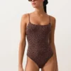 Costume de baie cu imprimeu leopard Costume de baie cu imprimeu leopard