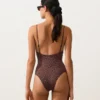 Costume de baie cu imprimeu leopard Costume de baie cu imprimeu leopard