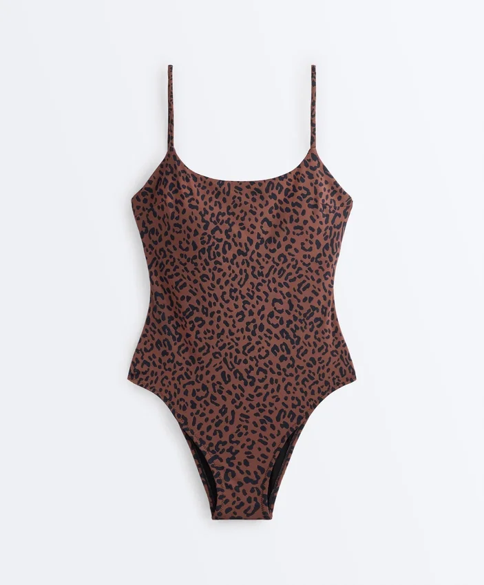 Costume de baie cu imprimeu leopard Costume de baie cu imprimeu leopard