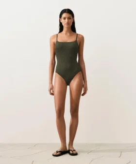 Costume de baie texturat cu imprimeu leopard
