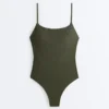 Costume de baie texturat cu imprimeu leopard